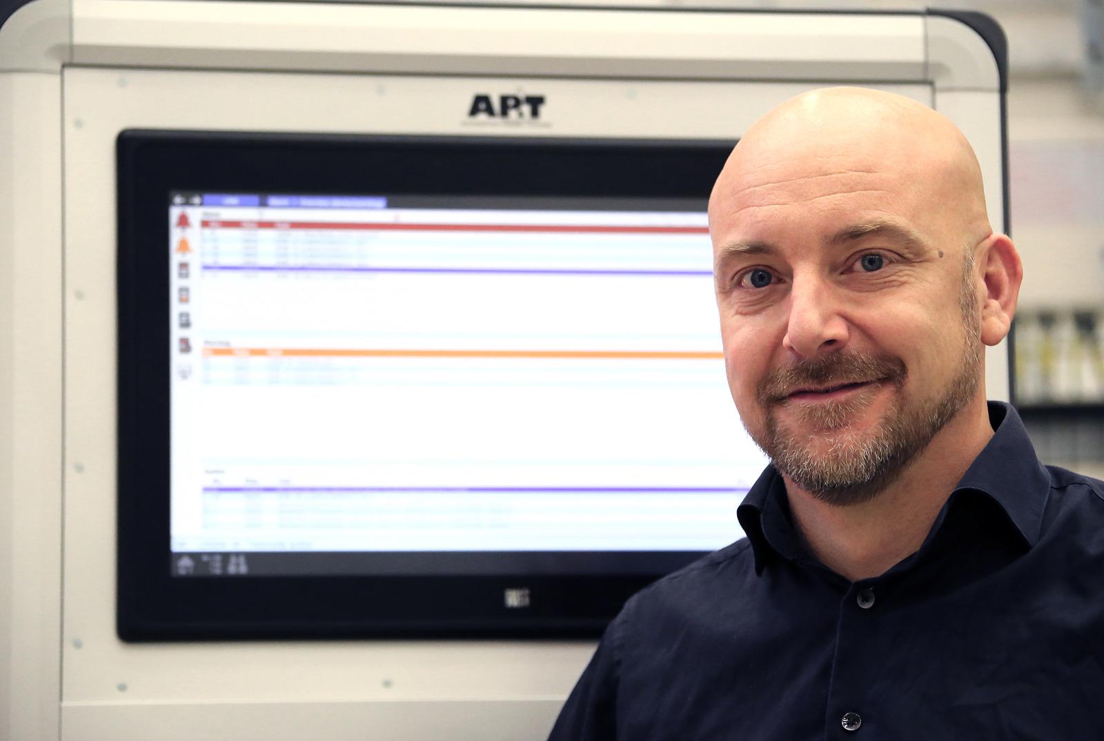“Remotely connecting machines to AP&T's technical support is a simple means for customers to prevent operational disruptions and to ensure a high level of availability,” says Mats Kinnby, Head of Global Technical Support at AP&T. 