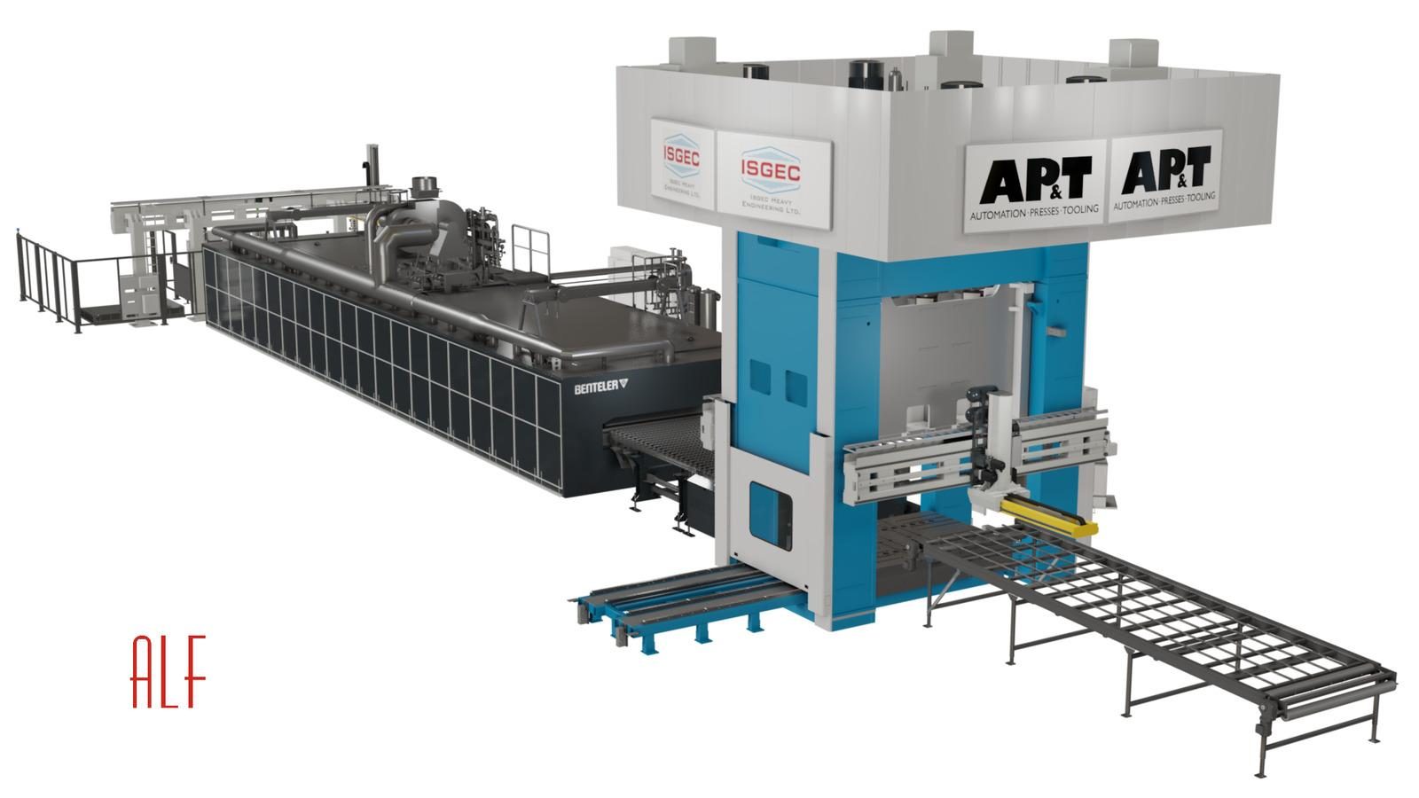 For the first time ever, AP&T has received an order for a press hardening line for a customer in the Indian automotive industry. The customer is ALF Engineering in Pune, southeast of Bombay. 